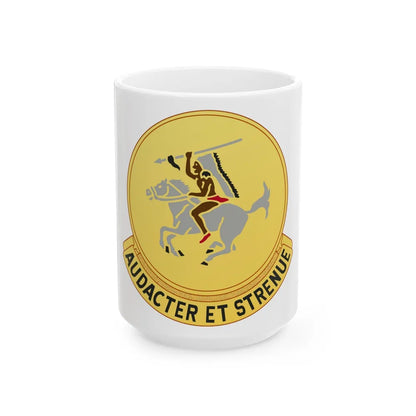 322 Cavalry Regiment (U.S. Army) White Coffee Mug-15oz-Go Mug Yourself