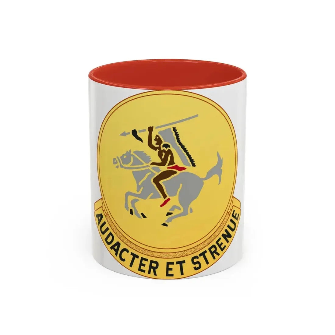 322 Cavalry Regiment (U.S. Army) Accent Coffee Mug 11oz Red - Go Mug Yourself