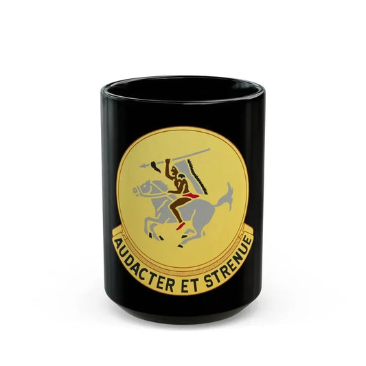 322 Cavalry Regiment (U.S. Army) Black Coffee Mug 15oz - Go Mug Yourself