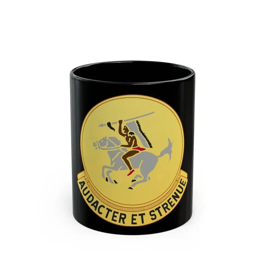 322 Cavalry Regiment (U.S. Army) Black Coffee Mug - Go Mug Yourself