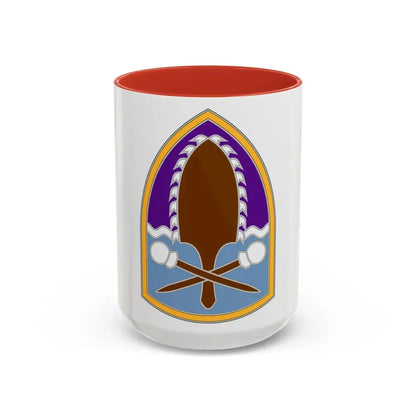 322 Civil Affairs Brigade (U.S. Army) Accent Coffee Mug 15oz Red - Go Mug Yourself