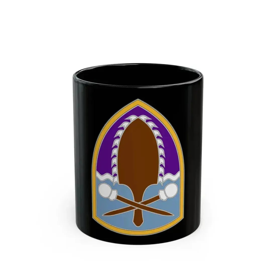 322 Civil Affairs Brigade (U.S. Army) Black Coffee Mug 11oz - Go Mug Yourself