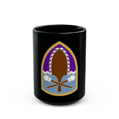 322 Civil Affairs Brigade (U.S. Army) Black Coffee Mug 15oz - Go Mug Yourself