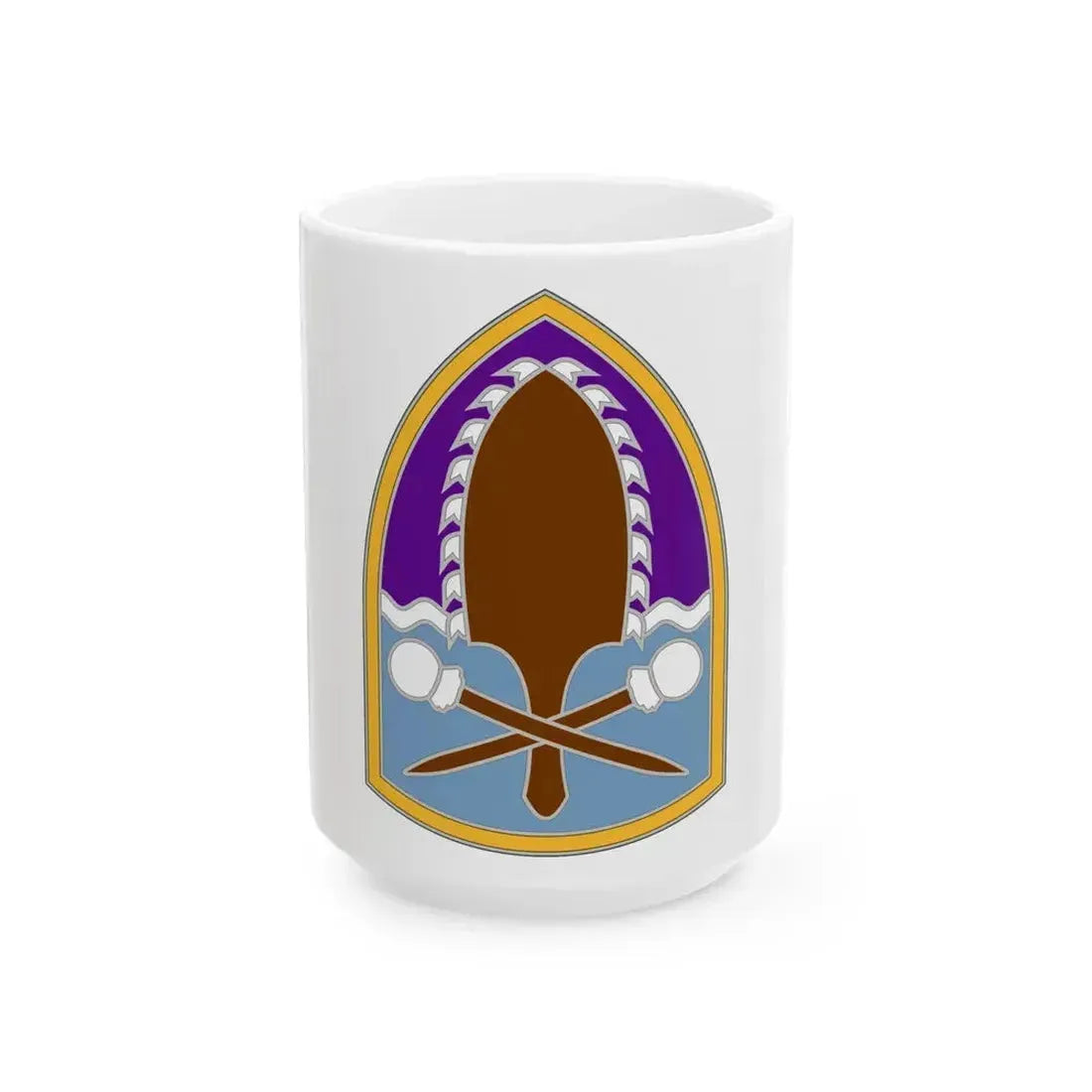 322 Civil Affairs Brigade (U.S. Army) White Coffee Mug 15oz - Go Mug Yourself