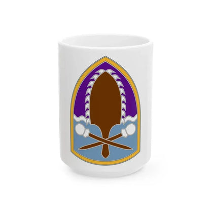 322 Civil Affairs Brigade (U.S. Army) White Coffee Mug 15oz - Go Mug Yourself
