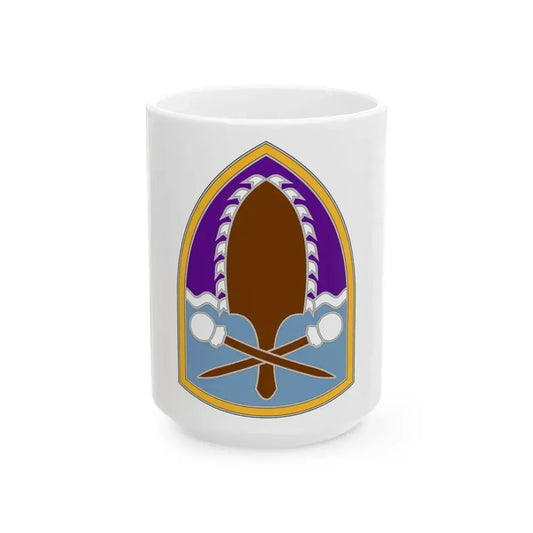 322 Civil Affairs Brigade (U.S. Army) White Coffee Mug 15oz - Go Mug Yourself