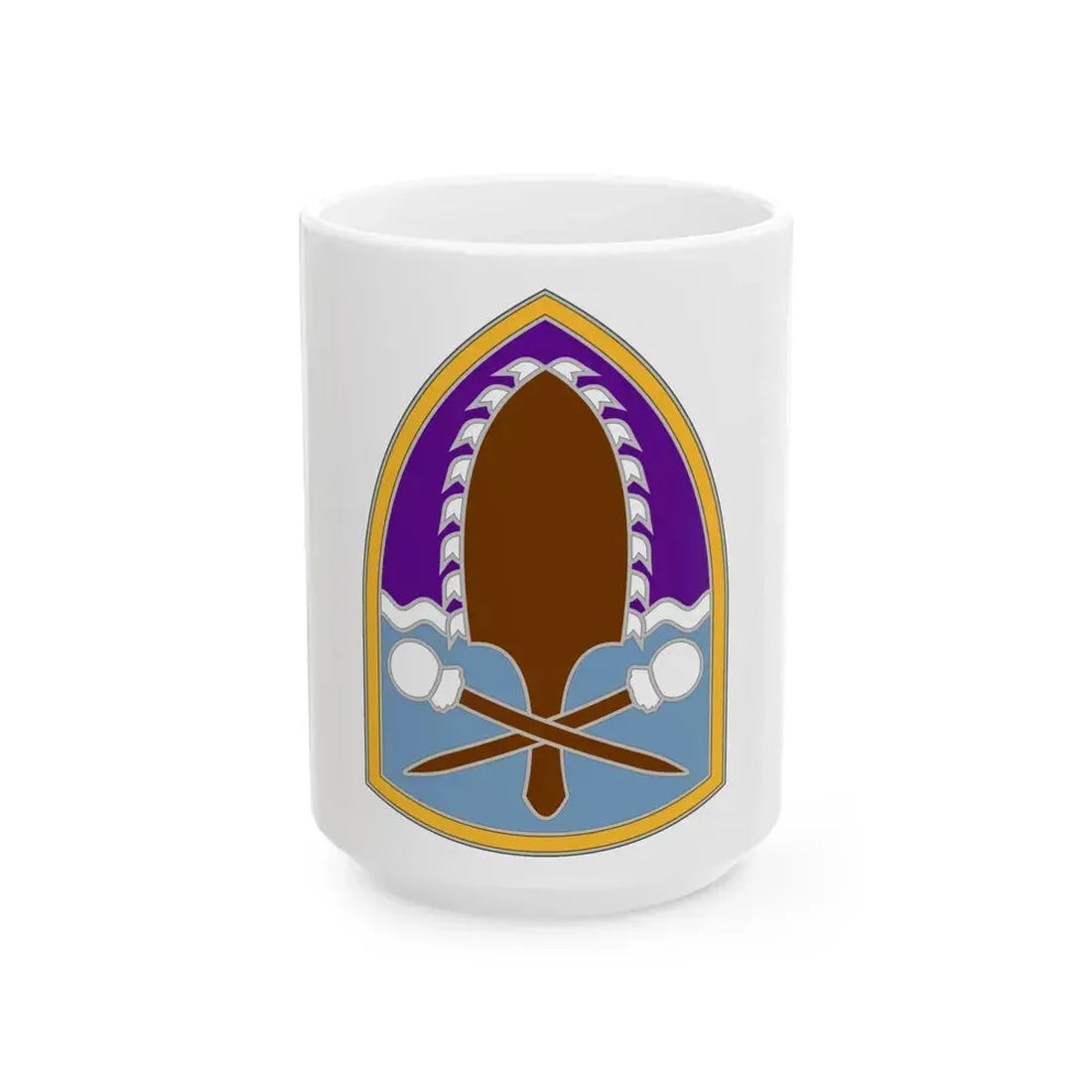 322 Civil Affairs Brigade (U.S. Army) White Coffee Mug 15oz - Go Mug Yourself