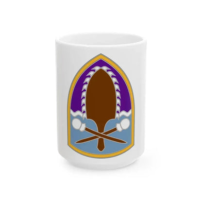 322 Civil Affairs Brigade (U.S. Army) White Coffee Mug 15oz - Go Mug Yourself