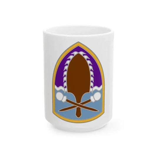 322 Civil Affairs Brigade (U.S. Army) White Coffee Mug 15oz - Go Mug Yourself
