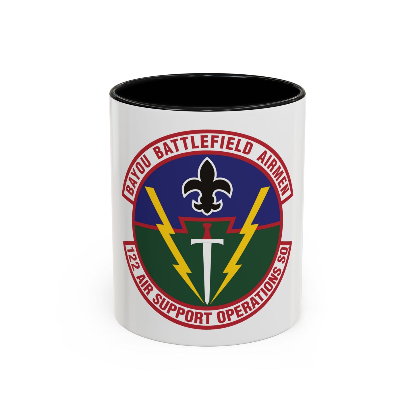 122d Air Support Operations Squadron (U.S. Air Force) Accent Coffee Mug