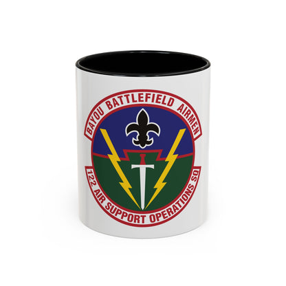122d Air Support Operations Squadron (U.S. Air Force) Accent Coffee Mug