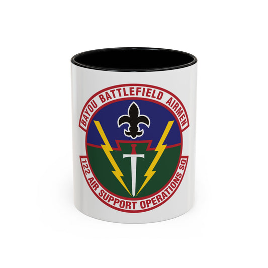 122d Air Support Operations Squadron (U.S. Air Force) Accent Coffee Mug