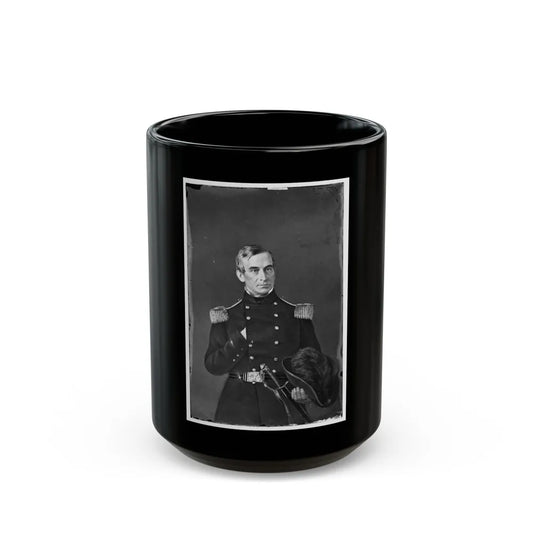 Portrait Of Maj. Robert Anderson (Brig. Gen. From May 15, 1861), Officer Of The Federal Army (U.S. Civil War) Black Coffee Mug-15oz-Go Mug Yourself