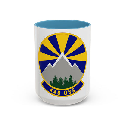 446 Operations Support Squadron (U.S. Air Force) Accent Coffee Mug