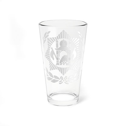 Emblem of Afghanistan 1929 (Afghanistan) (Coat of Arms) Pint Glass 16oz