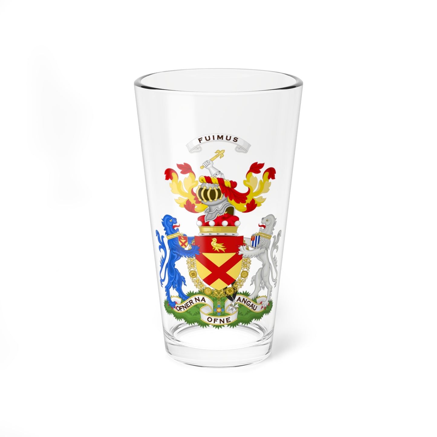 Coats of Arms of Clarence Bruce 3rd Baron Aberdare (Scotland) (Coat of Arms) Pint Glass 16oz