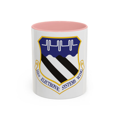 551st Electronic Systems Wing (U.S. Air Force) Accent Coffee Mug