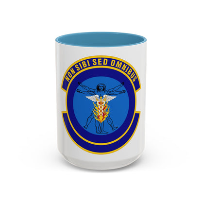 97 Operational Medical Readiness Squadron AETC (U.S. Air Force) Accent Coffee Mug
