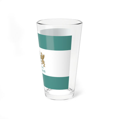 Flag of the 9th District of Budapest 2015-2020 (Hungary) Pint Glass 16oz