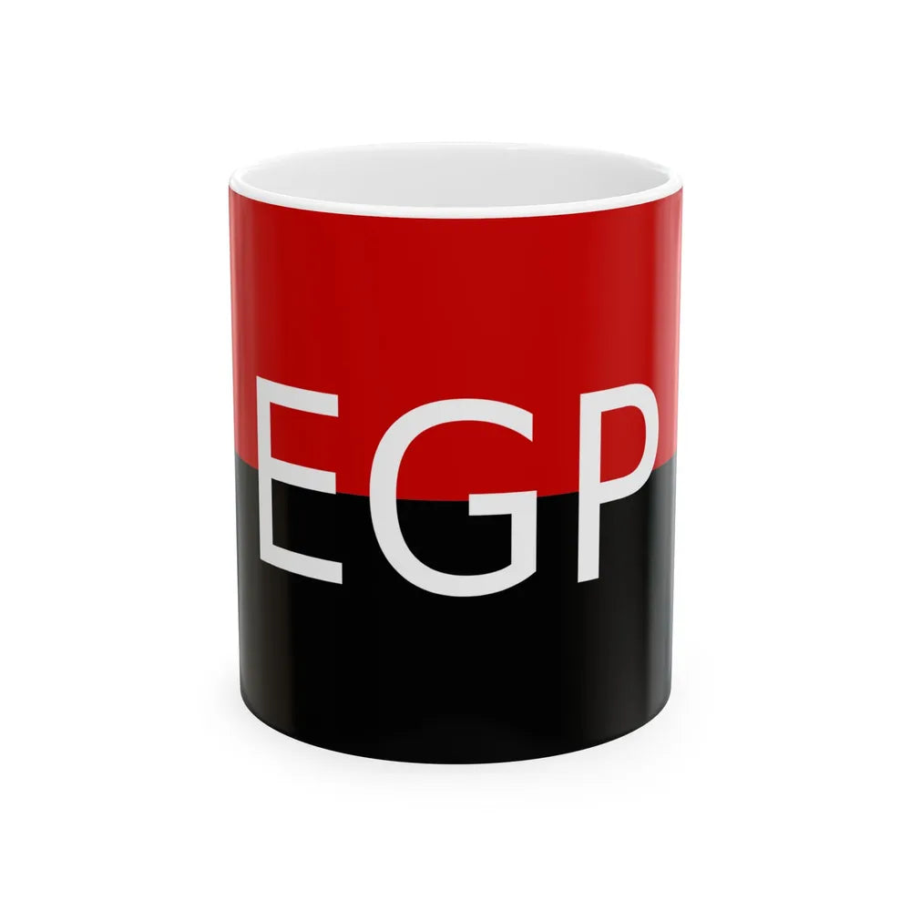 Flag of People's Guerrilla Army EGP - White Coffee Mug-11oz-Go Mug Yourself