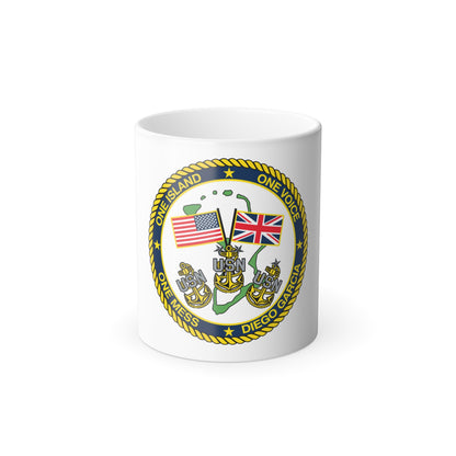 Diego Garcia One Mess (U.S. Navy) Color Changing Mug 11oz