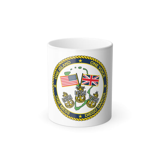 Diego Garcia One Mess (U.S. Navy) Color Changing Mug 11oz