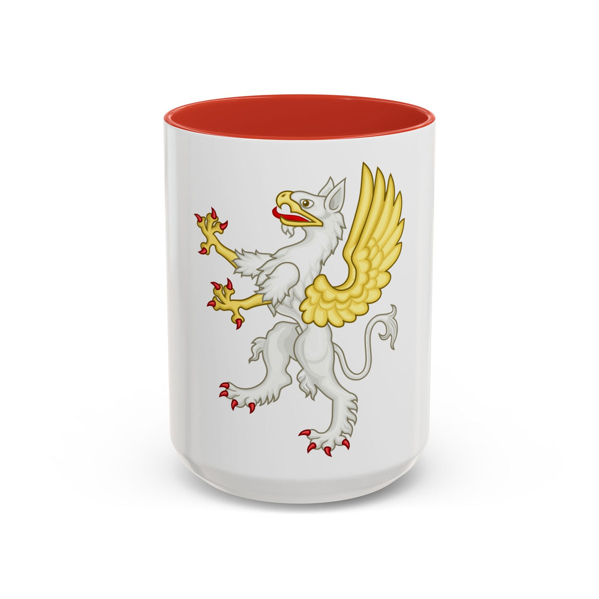 Gryphon Badge of Edward III - Accent Coffee Mug