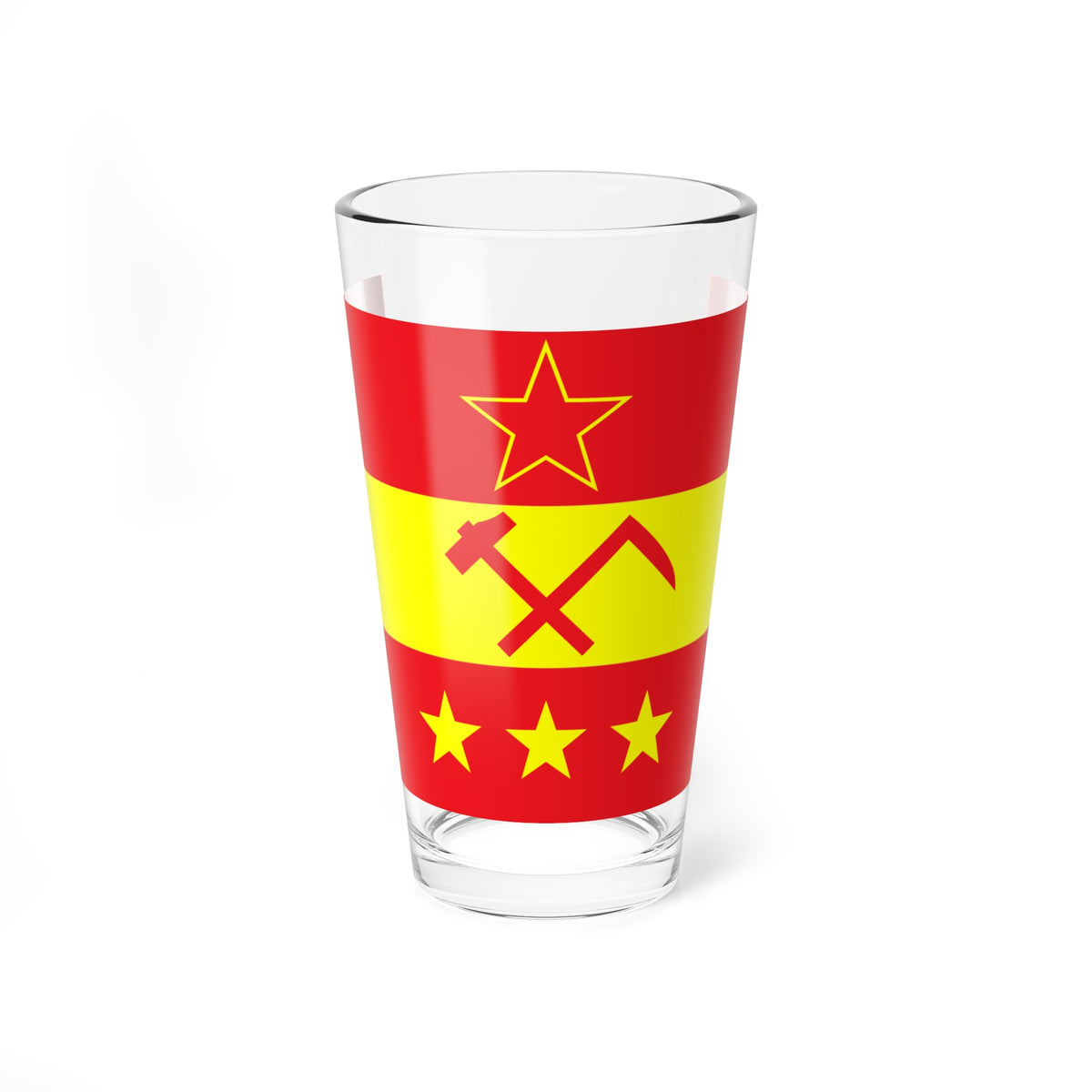 Proposed PRC national flags 020 (China) Pint Glass 16oz
