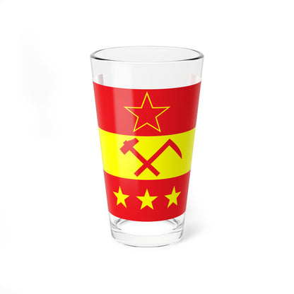 Proposed PRC national flags 020 (China) Pint Glass 16oz