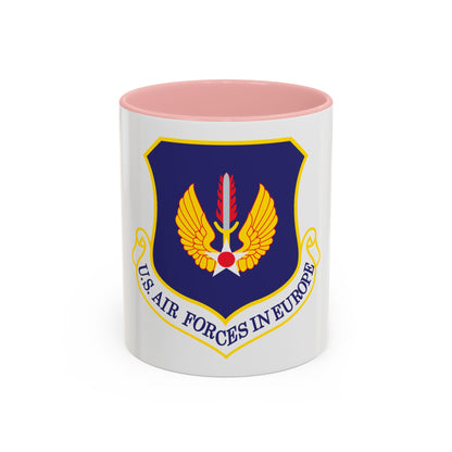 USAF in Europe (U.S. Air Force) Accent Coffee Mug