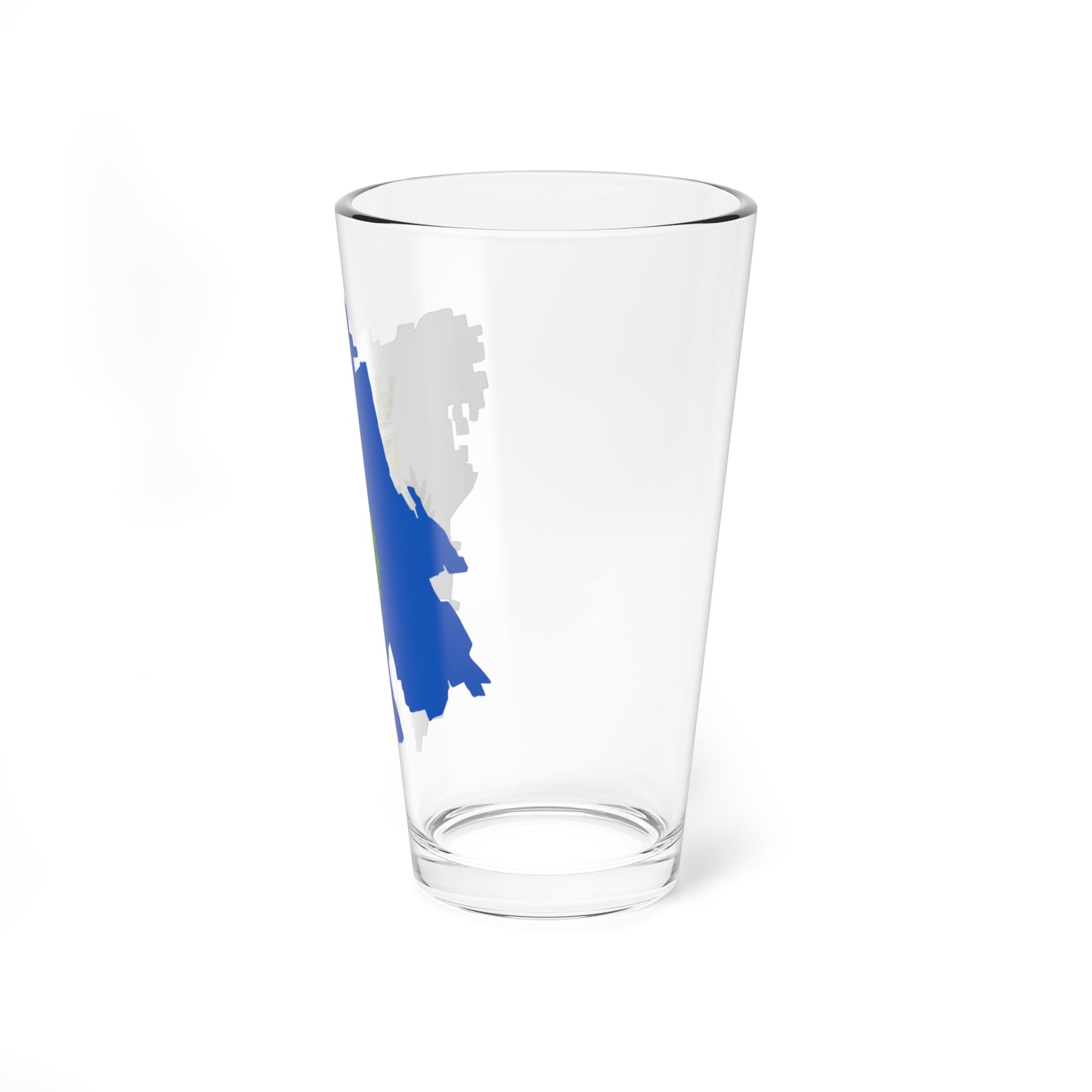 Flag map of Corbetta (Italy) Pint Glass 16oz