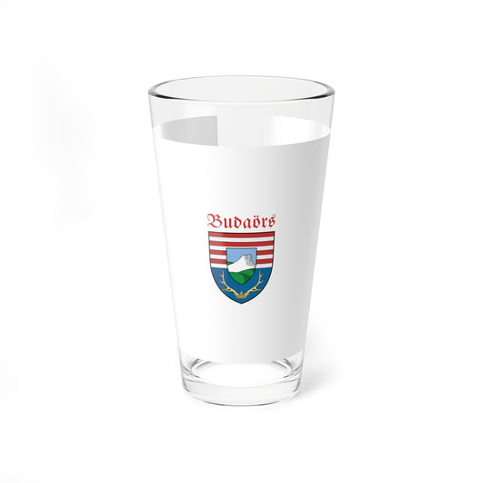 Flag of Budaors (Hungary) Pint Glass 16oz