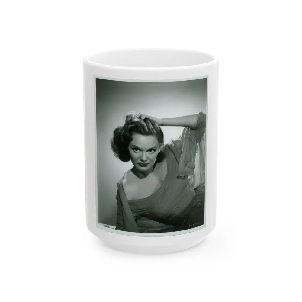 Patricia Medina #83 (Vintage Female Icon) White Coffee Mug-15oz-Go Mug Yourself