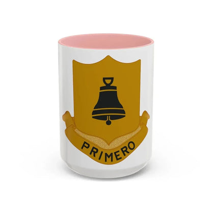 323 Cavalry Regiment (U.S. Army) Accent Coffee Mug 15oz Pink - Go Mug Yourself