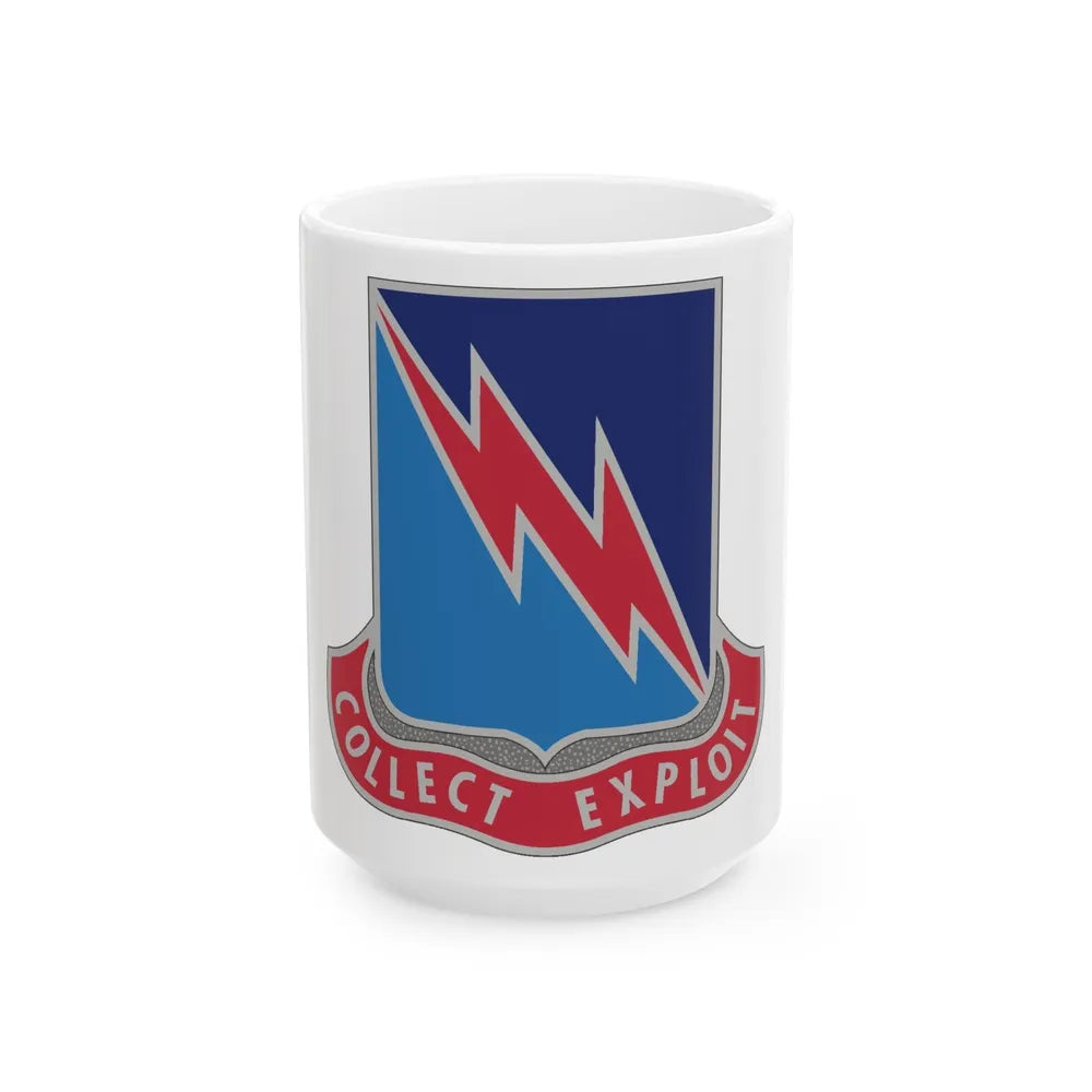 323 Military Intelligence Battalion (U.S. Army) White Coffee Mug-15oz-Go Mug Yourself