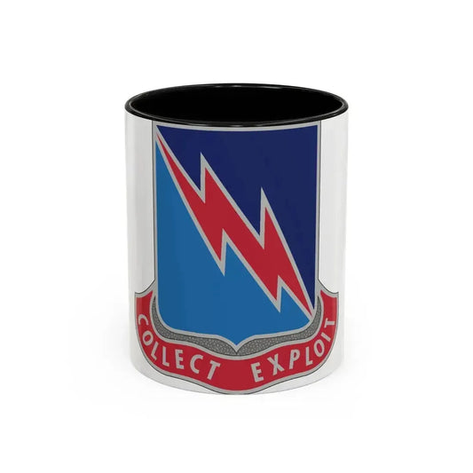 323 Military Intelligence Battalion (U.S. Army) Accent Coffee Mug 11oz Black - Go Mug Yourself