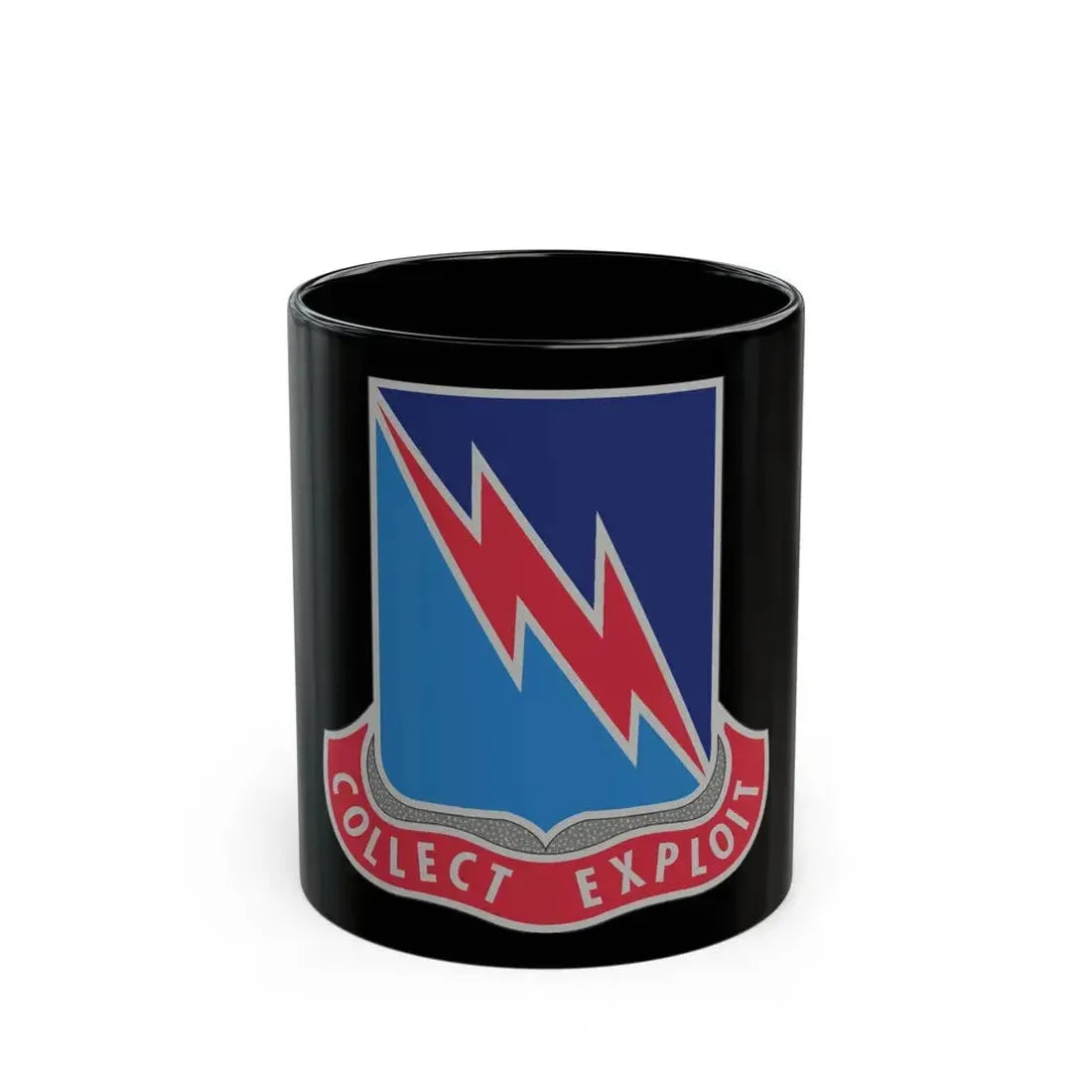323 Military Intelligence Battalion (U.S. Army) Black Coffee Mug 11oz - Go Mug Yourself
