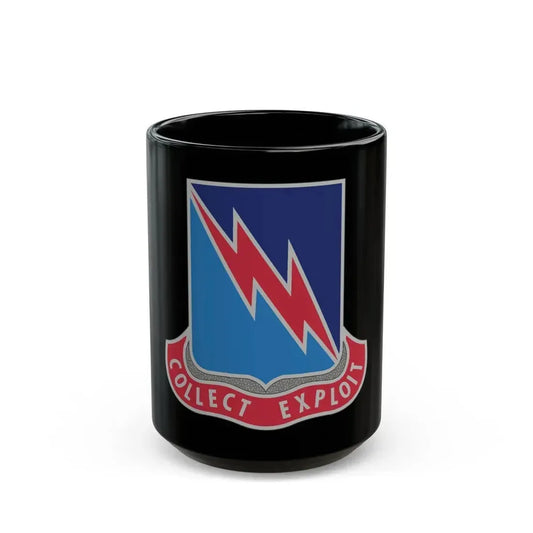 323 Military Intelligence Battalion (U.S. Army) Black Coffee Mug 15oz - Go Mug Yourself