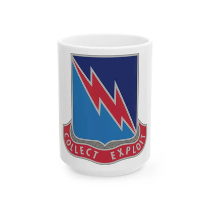 323 Military Intelligence Battalion (U.S. Army) White Coffee Mug 15oz - Go Mug Yourself