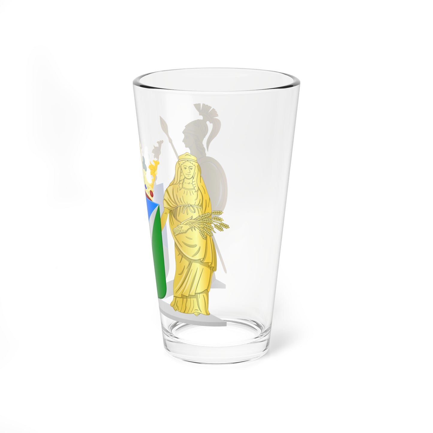 Waadhoeke wapen (Netherlands) (Coat of Arms) Pint Glass 16oz