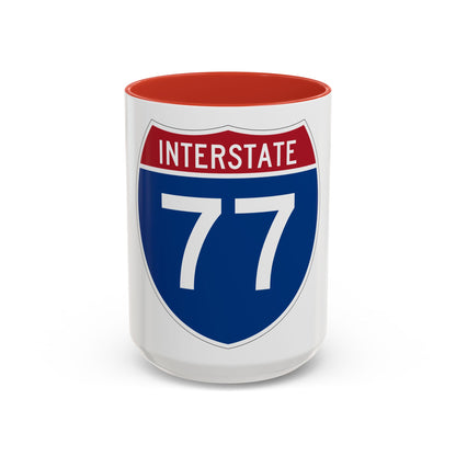 Interstate 77 (U.S. Highways) Accent Coffee Mug