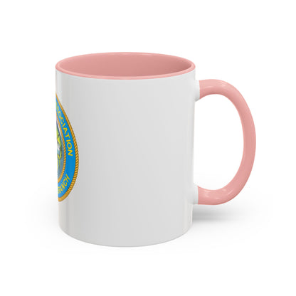 USCG EnlAssocCaribbean Branch (U.S. Coast Guard) Accent Coffee Mug