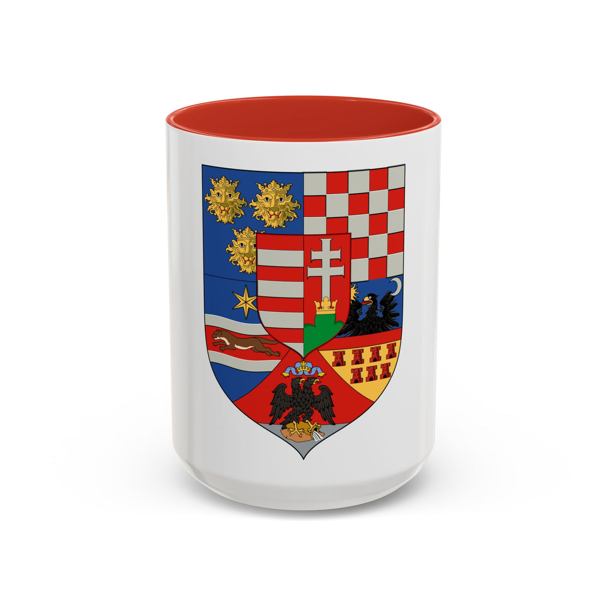 Hungary Country History Mid (1867) - Accent Coffee Mug