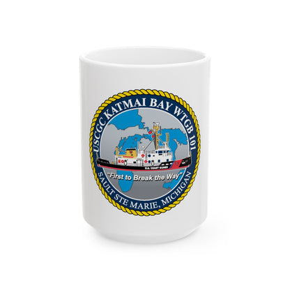 USCG Katmai Bay WTGB 101 (U.S. Coast Guard) White Coffee Mug