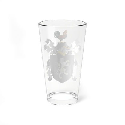 Coat of Arms of William Williams (United States) (Coat of Arms) Pint Glass 16oz