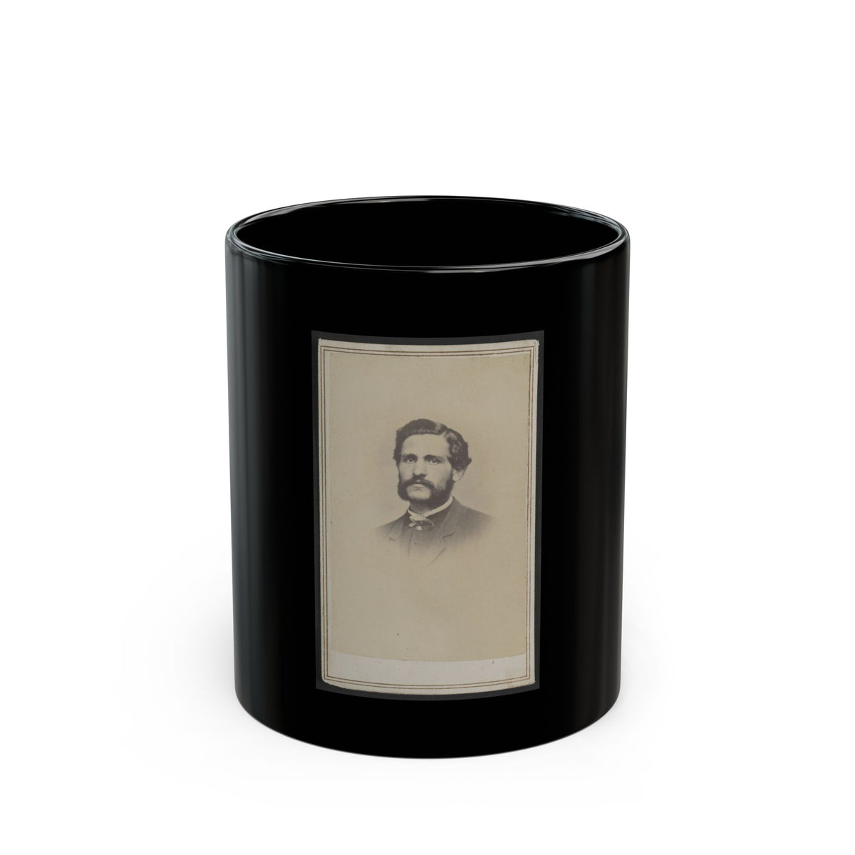Unidentified Man 007 (U.S. Civil War) Black Coffee Mug