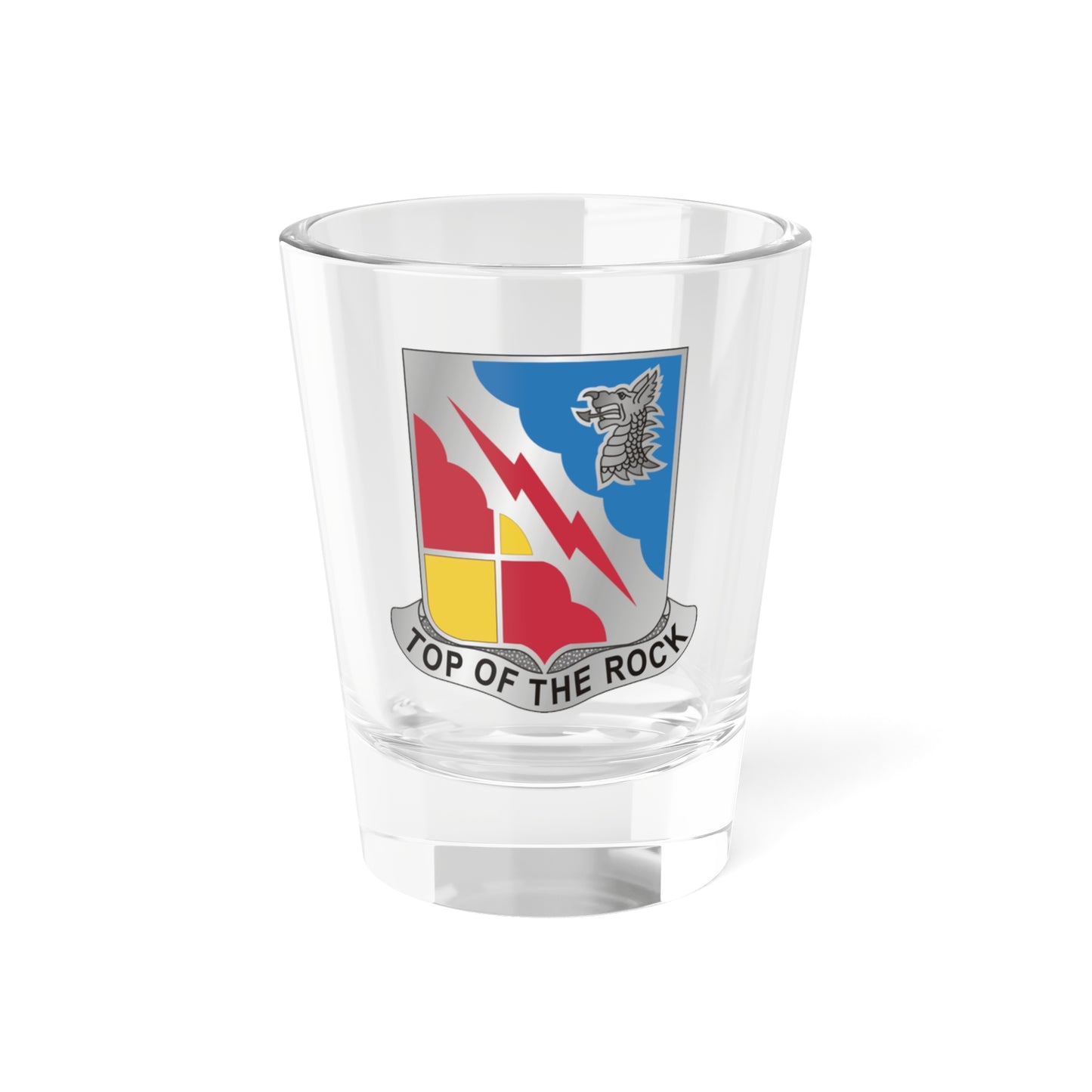 Verre à liqueur du 103e bataillon du renseignement militaire (armée américaine) 1,5 oz