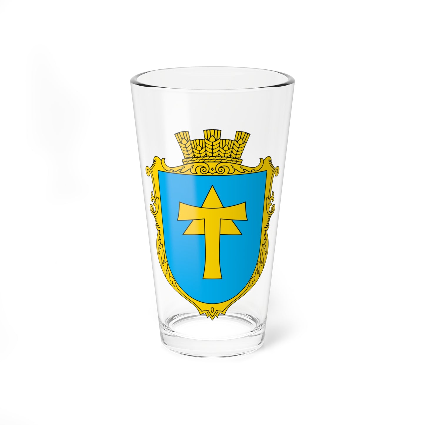 Coats of arms of Antonivka Oleksandrivka Hromada (Ukraine) (Coat of Arms) Pint Glass 16oz