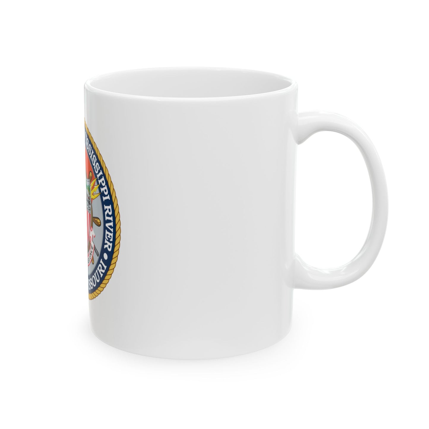 USCG Sector Upper Mississippi River (U.S. Coast Guard) White Coffee Mug