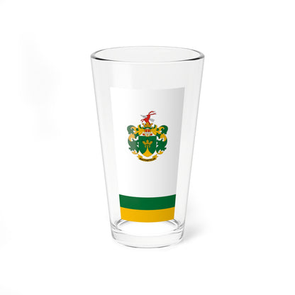 Flag of Magyartelek (Hungary) Pint Glass 16oz